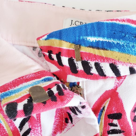 J. CREW FACTORY 5" Leaf Printed Chinos 4 - Picture 3 of 7